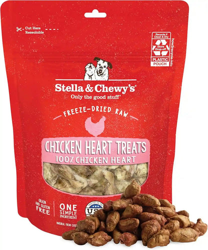 Stella & Chewy'S Freeze-Dried Raw Chicken Breast Dog Treats - Single Ingredient, No Additives - Premium Training Treats - Perfect for Picky Eaters - 2.75Oz Bag12