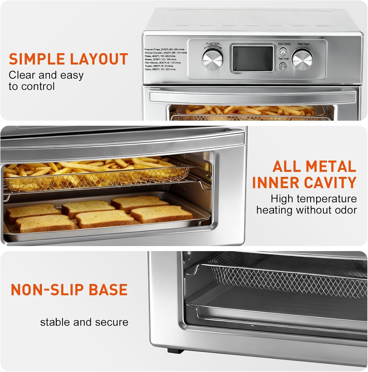 air-fryer-toaster-oven-combo-23qt-toaster-ovens-countertop-180-450-f-adjustable-temp-60-min-auto-off-timer-4-in-1-air-fry-toast-broil-bake-stainless-steel-accessories-included