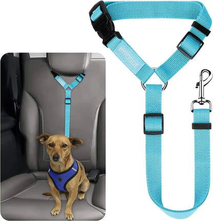 Adjustable Pet Seat Belt Restraint for Dogs and Cats - Vehicle Headrest Safety Harness (1 Pack)14