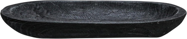 Hand-Carved Paulownia Wood Bowl, Black4