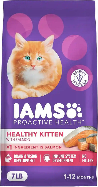 IAMS Proactive Health Healthy Kitten Dry Cat Food, Chicken, 3.5 Lb | Veterinarian-Recommended, Real Chicken #1 Ingredient, Omega-3 DHA & Taurine, Supports Digestion, Skin Health, Immune System11
