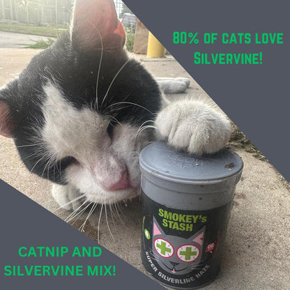 Smokey'S Stash Silvervine Haze Potent Catnip and Silver Vine Blend for Cats2