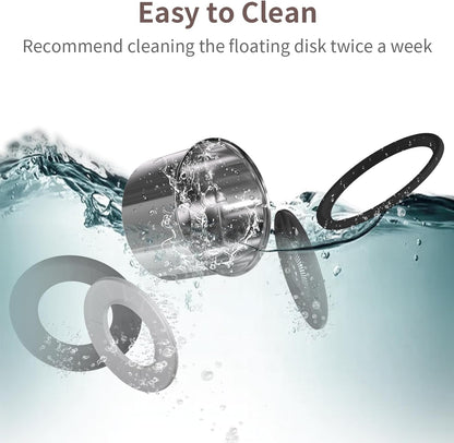 6.5L Dog Water Bowl No Spill 1.6 Gallon Stainless Steel Water Bowl for Dogs 220Oz Large Capacity No Splash Slow Drinking Feeder with Anti-Slip Mat for Messy Drinkers 6.5L+2 Filters7