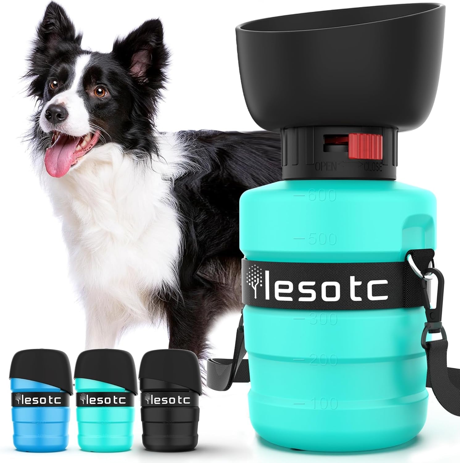 lesotc-dog-water-bottle-portable-water-dispenser-with-travel-water-bowl-leak-proof-pet-travel-squeeze-bottle-puppy-essentials-dog-stuff-accessories-for-outdoor-walking-hiking-camping