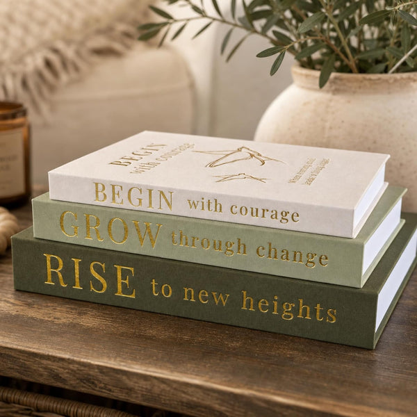 Decorative Books for Home Decor | Elevate Your Bookshelf Decor with Coffee Table Books (Fake Books Set of 3) | Faux Books for Decoration | Hollow Book Box with Hidden Storage | Decorative Storage Box1