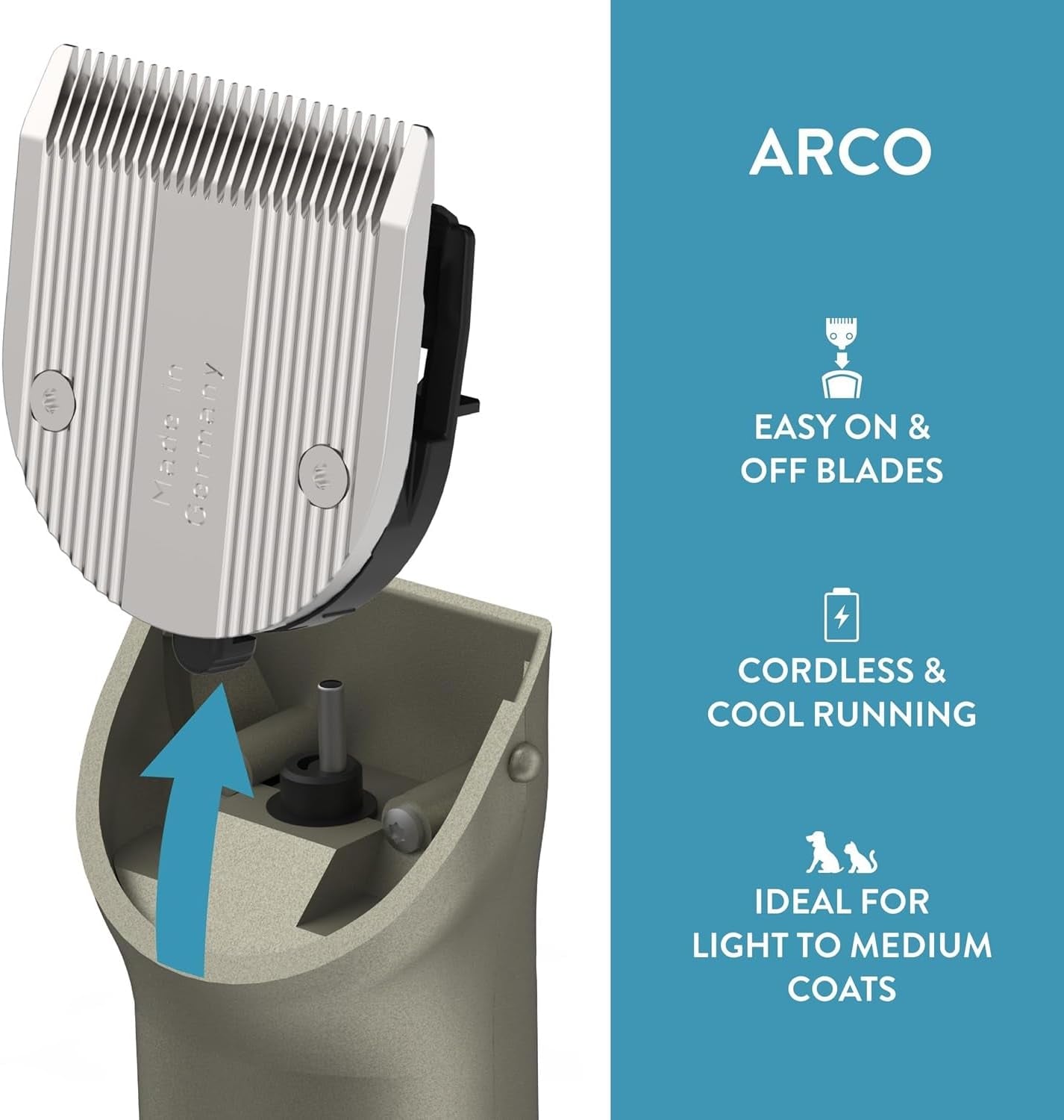 wahl-professional-animal-arco-pet-dog-cat-and-horse-cordless-clipper-kit-champagne-8786-452