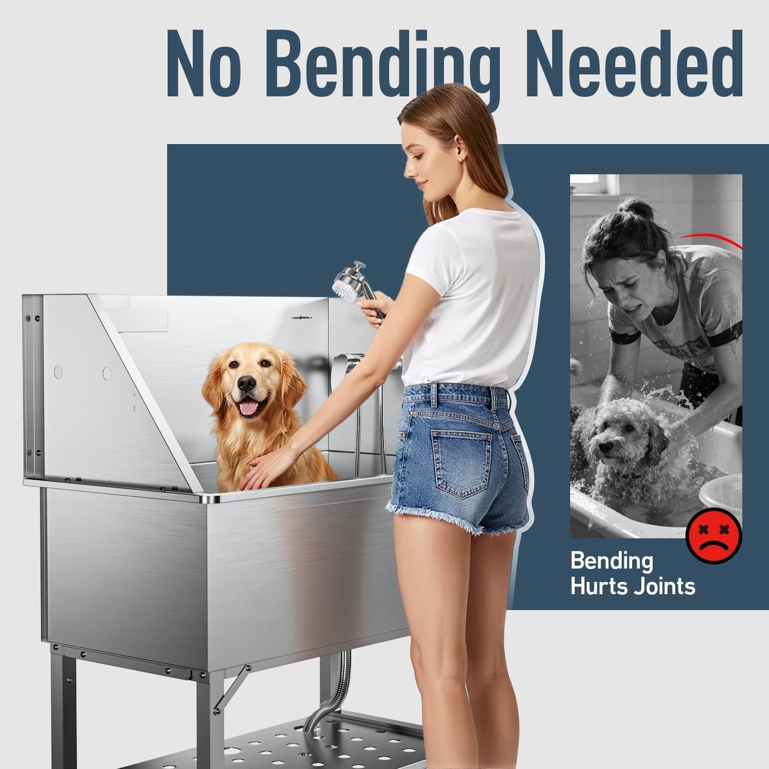 38-stainless-steel-dog-washing-station-professional-dog-bath38in-seamless-soaking-tub-non-slip-leak-proof-bottom-storage-shelf-hair-catcher-pet-grooming-for-small-medium-dogs