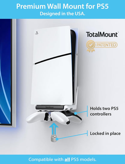 for All PS5 Models – Premium – Cooling – Level – Stops Vibration | Designed in USA – Wall Mount Compatible with All PS5 Models Including Slim, Pro, and Original – Dampers Minimize Fan Rattling2