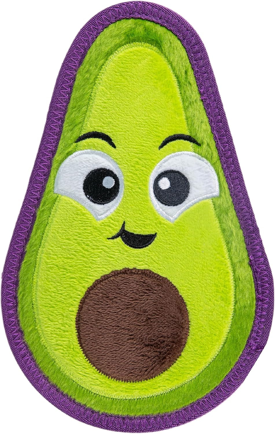 outward-hound-tough-skinz-durable-squeaky-dog-toy-with-two-tough-layers-avocado-green-medium