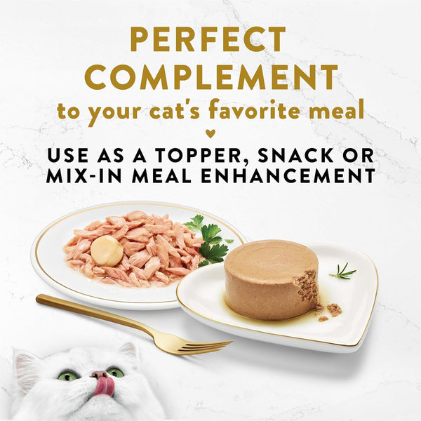 Purina Fancy Feast Appetizers, Tuna with Scallop Topper, 1.1 Oz, 10-Pack | Flavorful Lickable Grain-Free Wet Cat Food Topper, Made with High-Quality Protein in a Delicate Broth4
