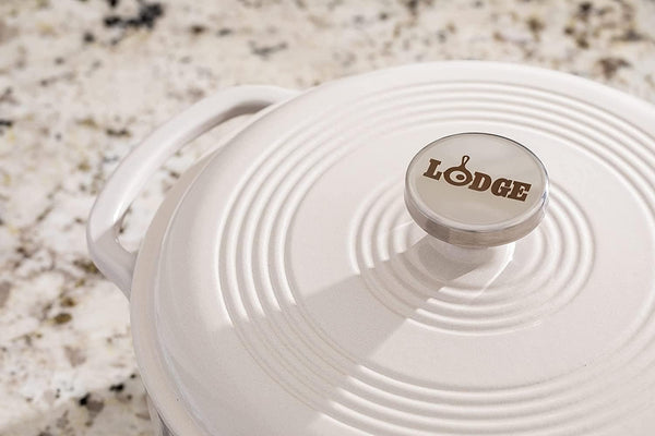 Enameled Cast Iron Dutch Oven, 7.5 Quart, Oyster & Enameled Cast Iron and Stoneware Care Kit, 12 Oz4