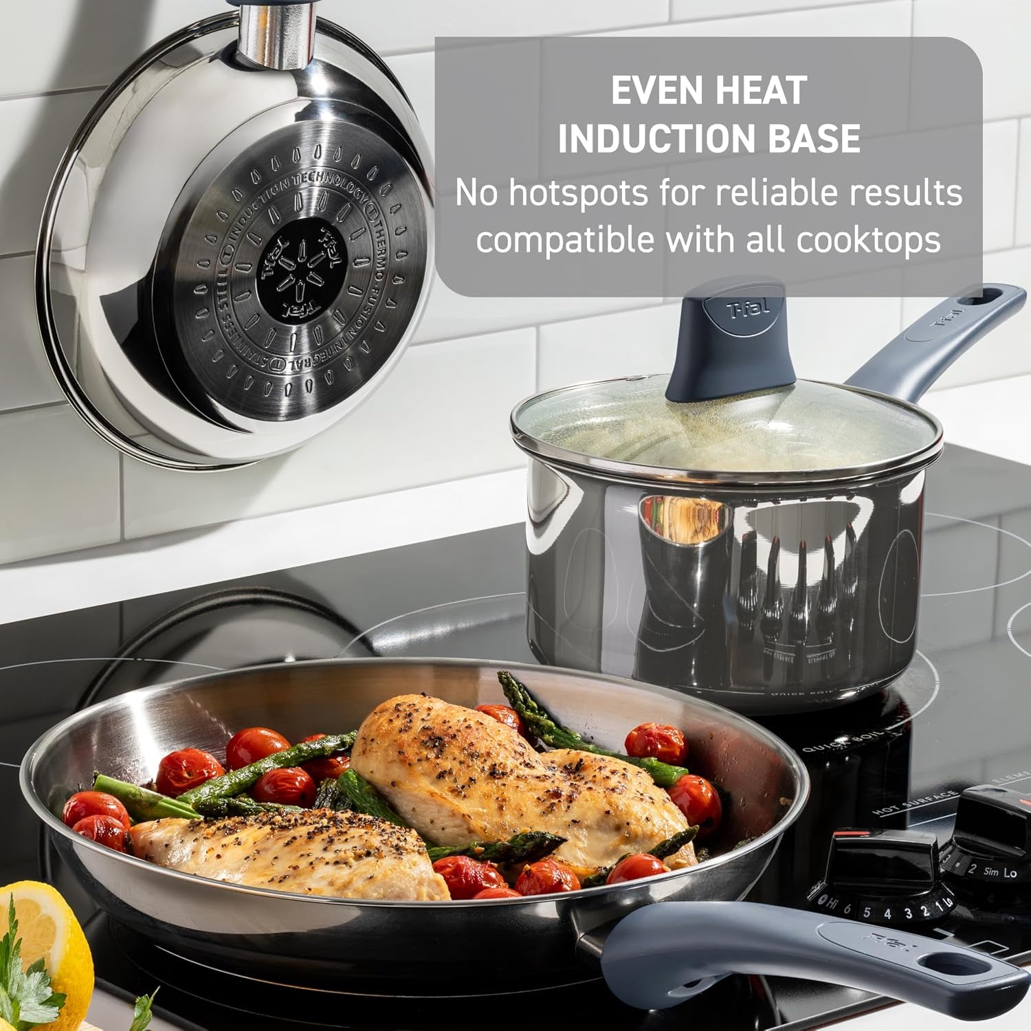 essentials-stainless-steel-cookware-set-12-piece-induction-compatible-oven-safe-350f-cooking-set-w-stewpots-stockpot-saucepan-lids-tools-measuring-marks-dishwasher-safe-silver-blue