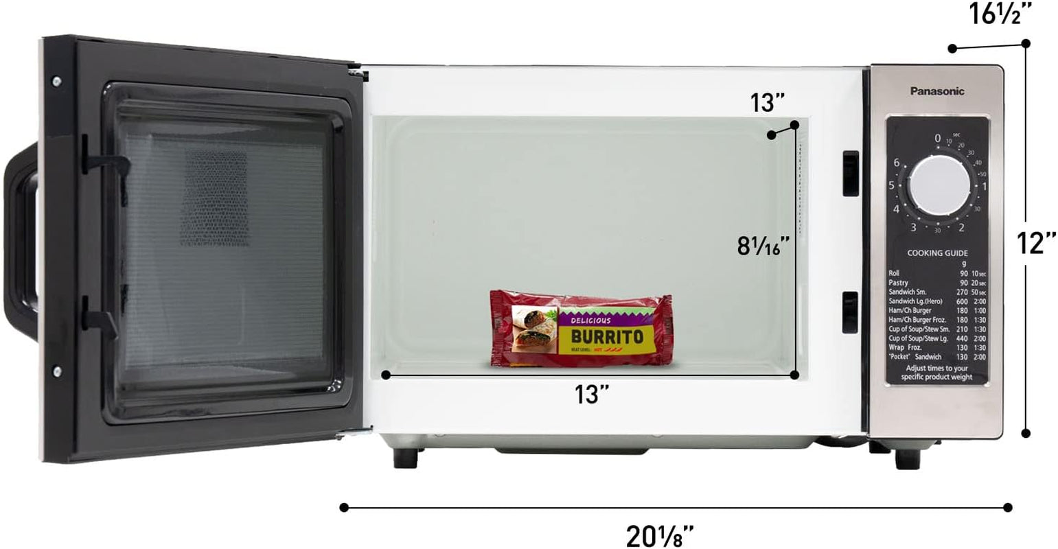 ne-1025f-compact-light-duty-commercial-microwave-countertop-oven-with-6-minute-electronic-dial-control-timer-bottom-energy-feed-1000w-0-8-cu-ft-capacity-silver