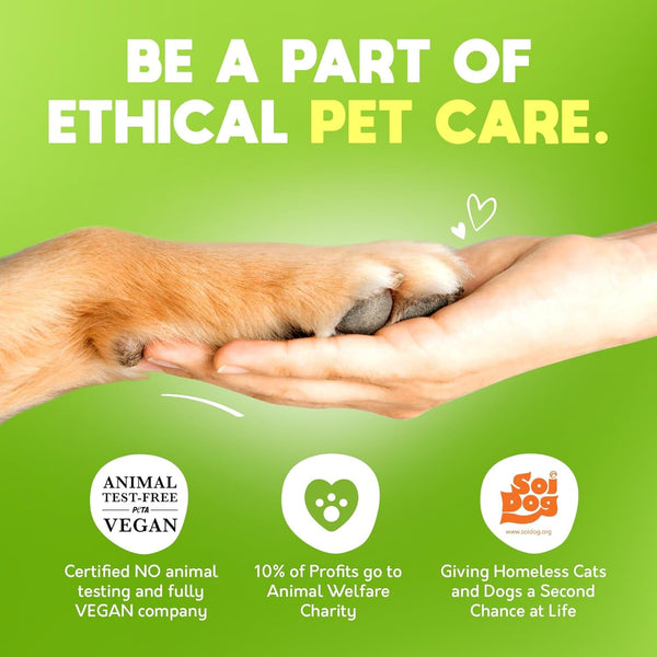 G.A.S Lick-Safe Daily Pet Wipes for Dogs and Cats, Unscented, 100 Count | Plant Based Lyocell Fibers, Certified Cruelty Free, Vet Approved, Hypoallergenic, for Paws Face Body and Butt, 10% to Charity7