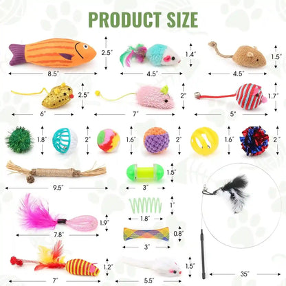 Fashion'S Talk Cat Toys Variety Pack for Kitty 20 Pieces6