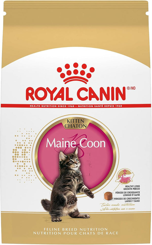 ROYAL CANIN Feline Breed Nutrition Maine Coon Kitten Dry Cat Food, 3 Lb Bag1