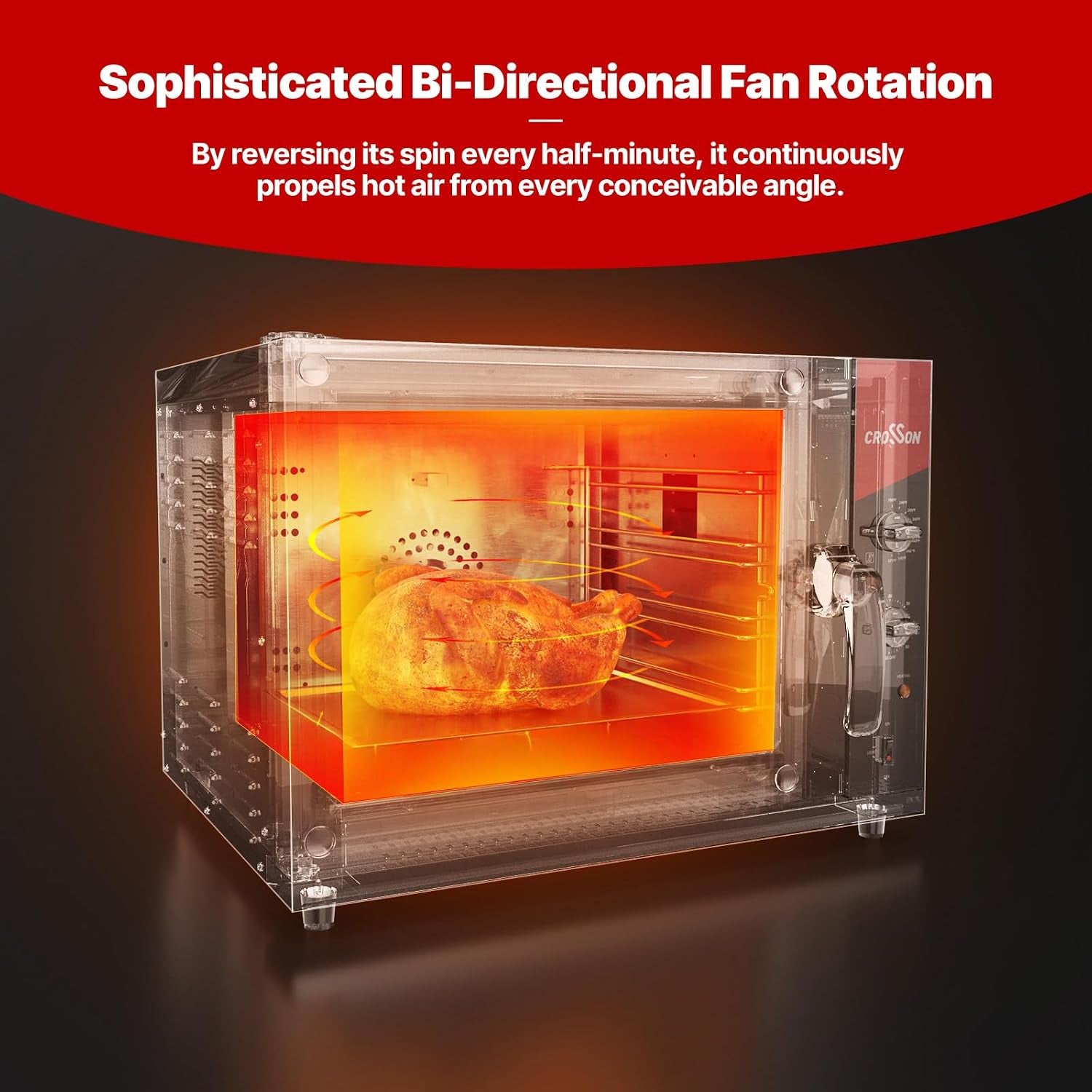 68l-half-size-convection-oven-4-tier-commercial-toaster-oven-w-front-glass-door-4-set-of-trays-wire-racks-60-minutes-timer-and-interior-light-120v-1800w-countertop-conventional-oven