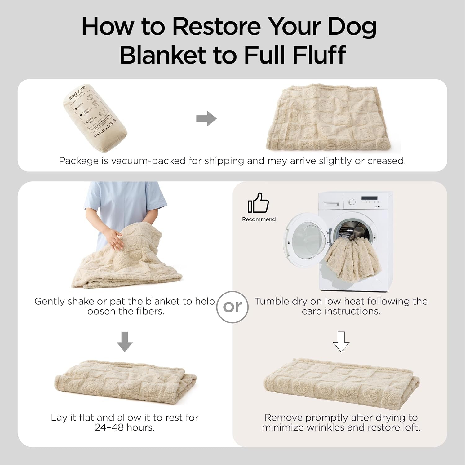 bedsure-dog-blanket-for-small-dogs-puppy-cats-with-soft-fleece-25x35-white-300gsm-fuzzy-jacquard-doggy-kitten-blanket-washable-for-crate-cage-pet-bed-indoor-cats-puppy-essentials-cute-dog-gift