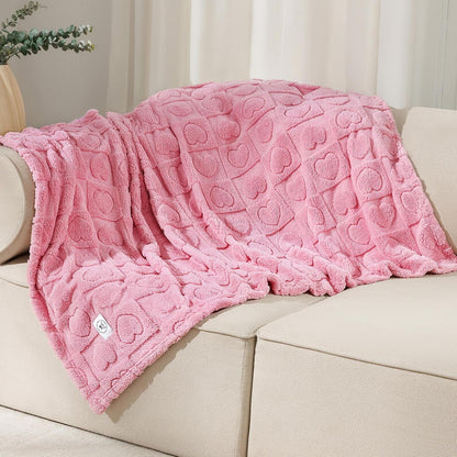 Luciphia Small Dog Blanket Washable Pet Bed Cover Soft Fluffy Puppy Blanket with Premium Fleece 300GSM Cozy Calming Cat Blankets for Indoor Cats Pink 30X20 Inch8