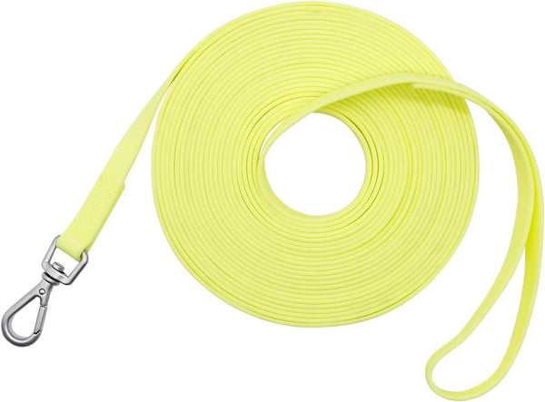 Waterproof Dog Training Leash 50FT 30FT 15FT 10FT 5FT Heavy Duty Recall Long Lead for Large Medium Small Dogs (30FT, Orange)16