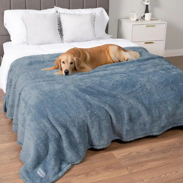 Petami Fluffy Waterproof Dog Blanket for Couch and Bed, Reversible Sherpa Pet Throw, Pee Proof Furniture Protector Sofa Cover, Washable Cat Blanket for Medium Large Dogs and Cats (Taupe Camel, 60X80)29