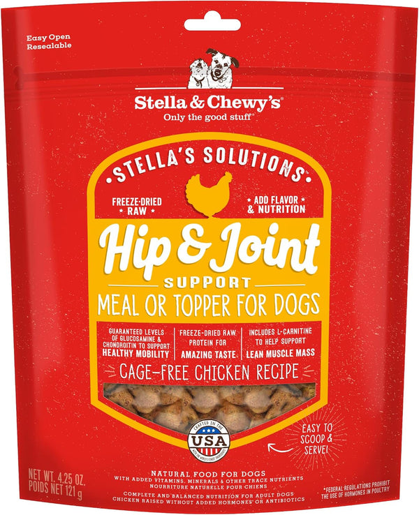 Stella & Chewy'S – Stella’S Solutions Skin & Coat Boost – Grass-Fed Lamb & Wild-Caught Salmon Dinner Morsels – Freeze-Dried Raw, Protein Rich, Grain Free Dog Food – 4.25 Oz Bag16