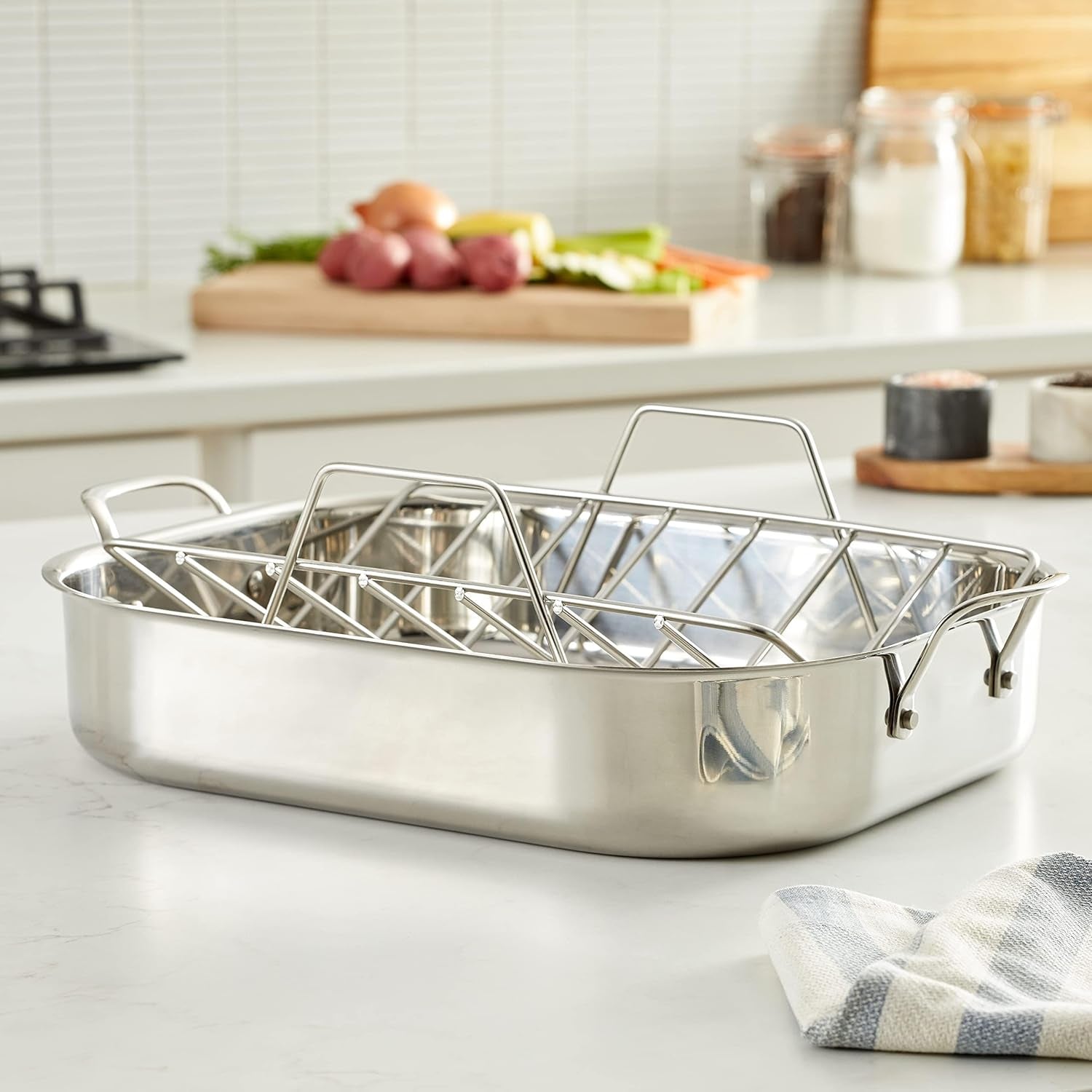 stainless-steel-rectangular-roasting-pan-with-rack-turkey-roaster-dishwasher-safe-easy-to-clean-oven-safe-16-in
