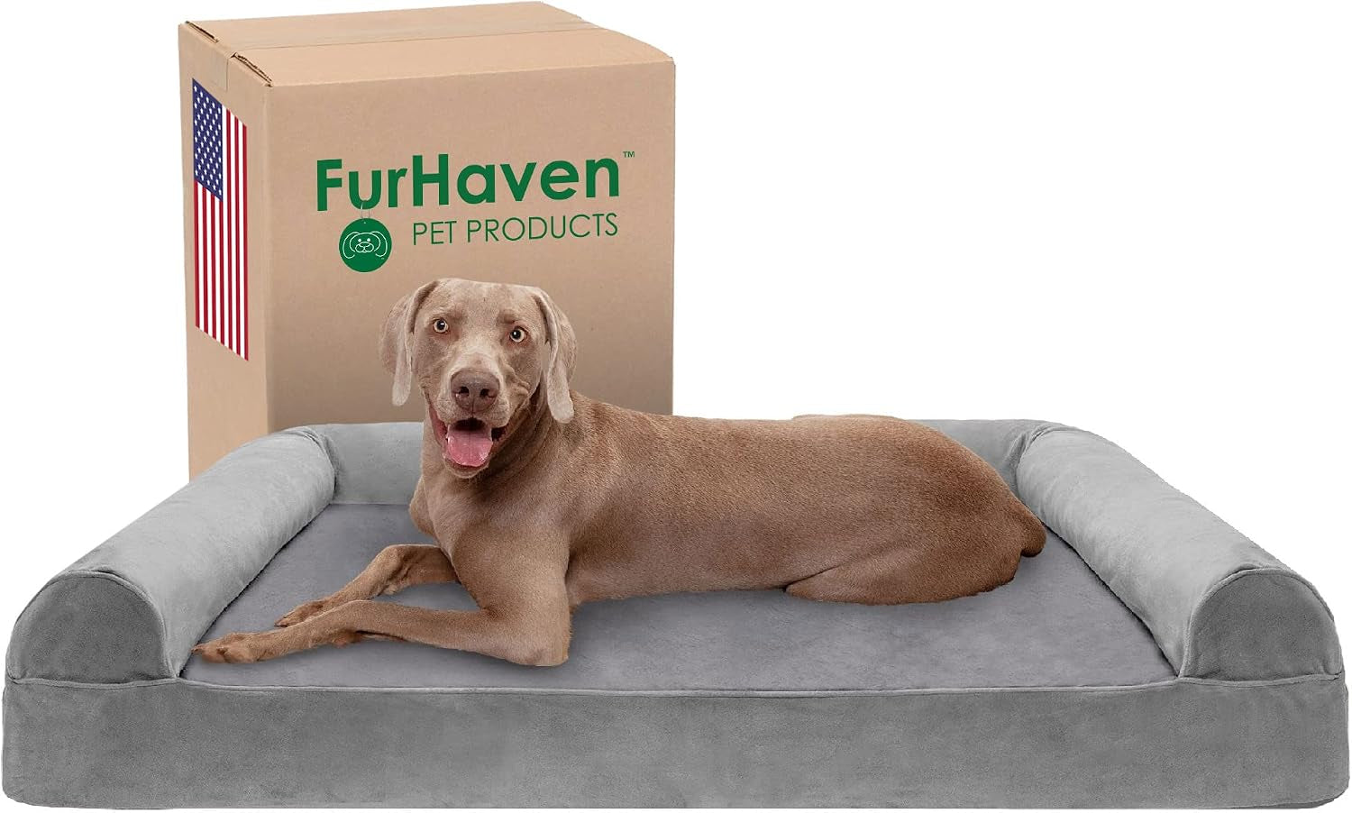 furhaven-orthopedic-dog-bed-for-large-dogs-sofa-style-with-cool-gel-top-foam-with-a-solid-orthopedic-foam-base-for-joint-support-removable-washable-cover-jumbo-xl-plush-suede-gray
