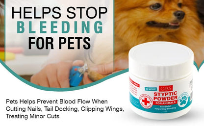 5 Oz Styptic Powder for Dogs, Cats & Birds Stops Bleeding– Quick Blood Clotting for Nail Clipping, Minor Cuts, Tail Docking & Wing Clipping – Pet First Aid Hemostatic Powder with Sealed Top & Scoop | Stops Bleeding, Quick Blood Clotting for Nail Clipping, Minor Animal Cuts & Wound Care, Pet First Aid Hemostatic11