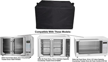 Heavy Duty Water Proof Dust Cover for French Door Convection Countertop and Toaster Oven,Compatible with Oster Convection Oven, 8-In-1 Countertop Toaster Oven-Tssttvfddg/2161124/21420082