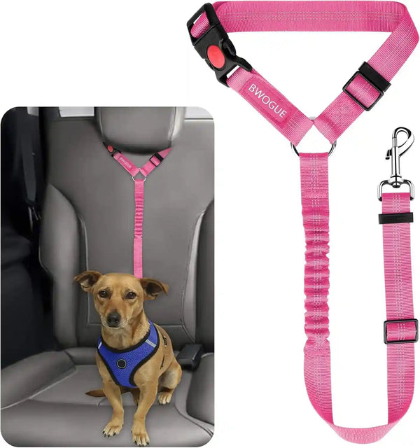 Adjustable Pet Seat Belt Restraint for Dogs and Cats - Vehicle Headrest Safety Harness (1 Pack)30