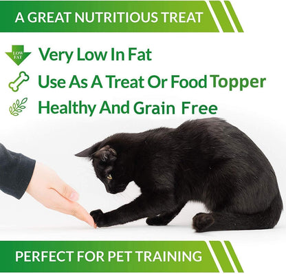 Life Essentials by Cat-Man-Doo | Chicken - 5Oz. Bag | Freeze Dried Chicken Cat & Dog Treats | Healthy, Single Ingredient, Training Treats, High Protein | Cooked & Freeze-Dried White Chicken Breast Meat, Healthy Chicken Cat Treats & Dog Treats, High Protein, Toppers, Made in USA3