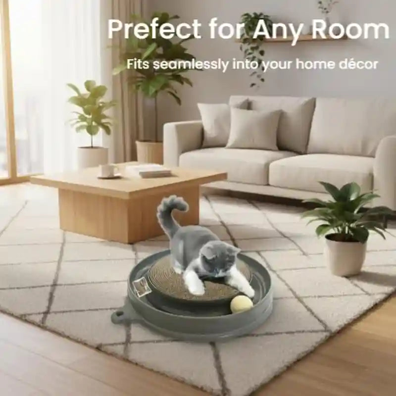 auoon-cat-scratcher-toy-with-ball-track-for-indoor-cats-and-kittens-gray-3-in-1-interactive-cat-toy-cat-scratch-pad-with-cat-ball-toy-and-cat-mouse-toy-for-chasing-exercise-protect-furniture