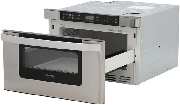 Sharp KB6524PSY 24 In. 1.2 Cu. Ft. Built-In Microwave Drawer Oven | 1.2 Cubic Feet, 950 Watt, Angled Touch Control Panel5