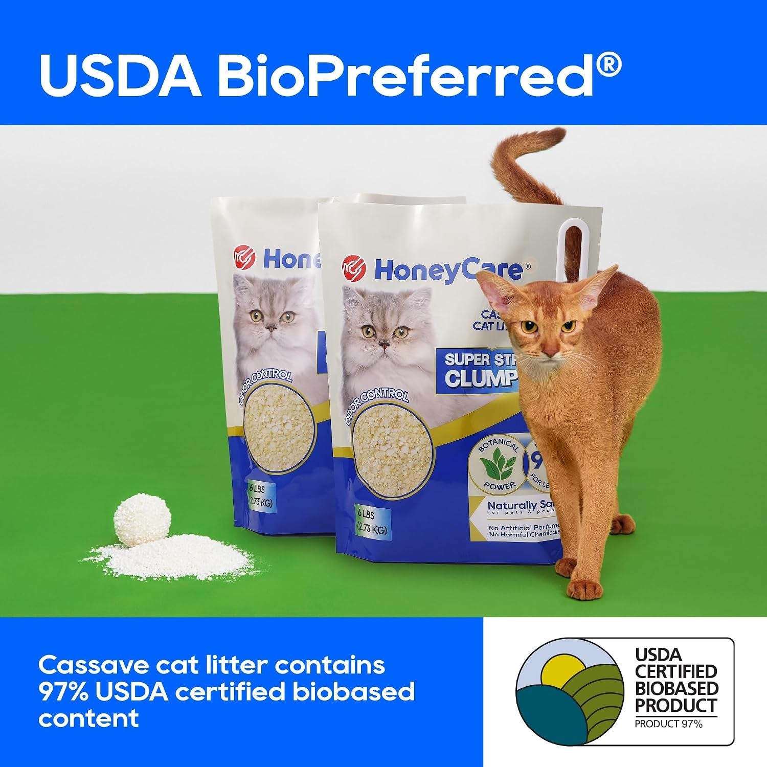 honeycare-cassava-cat-litter-natural-cassava-formula-fast-clumping-odor-control-low-dust-eco-friendly-6-lbs