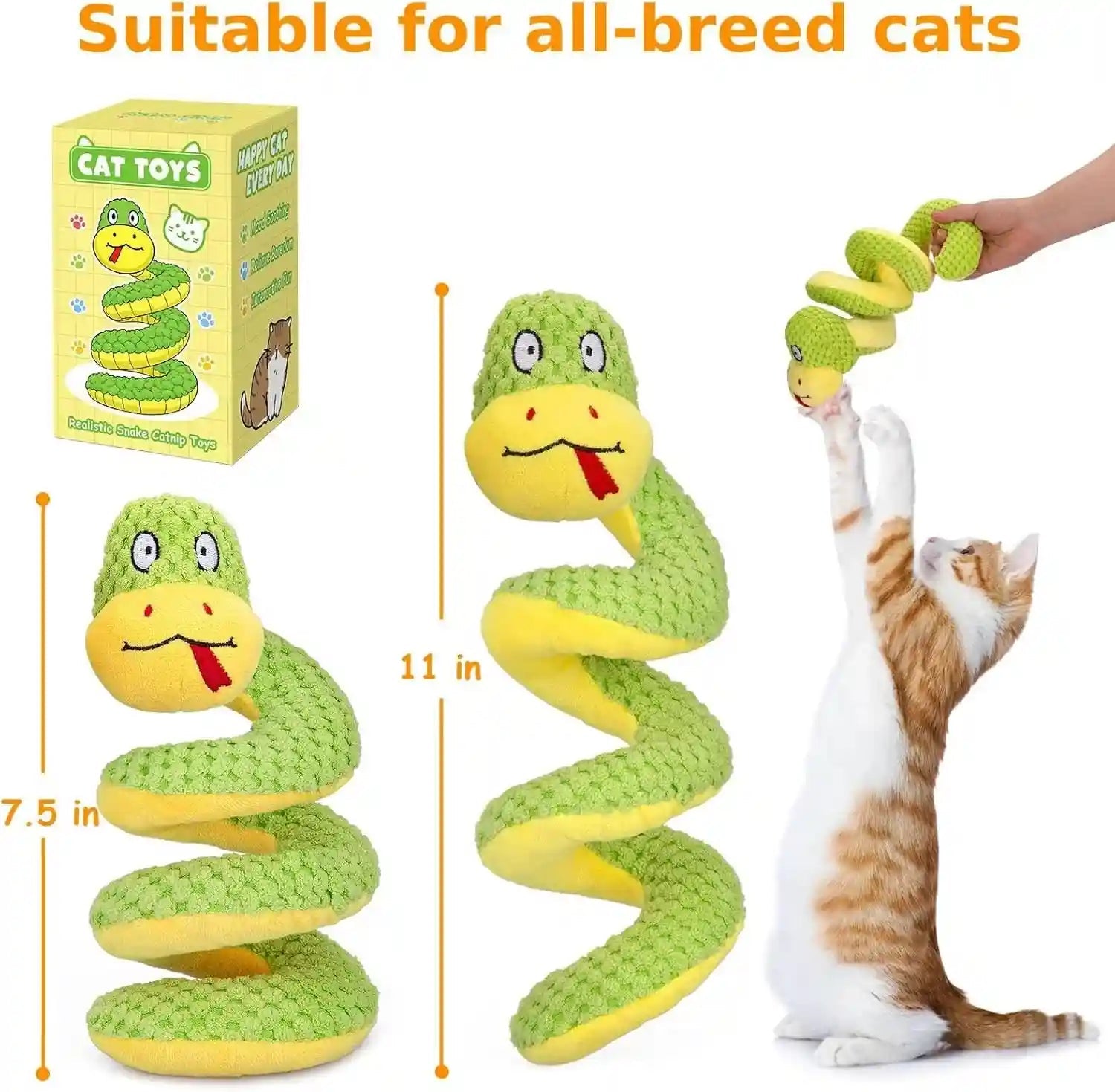 retro-shaw-11-realistic-snake-cat-toy-interactive-kicker-toy-for-indoor-cats-with-silvervine-catnip-crinkle-sound-spring-loaded-design-bite-resistant-plush-for-kitten-teething-boredom-relief