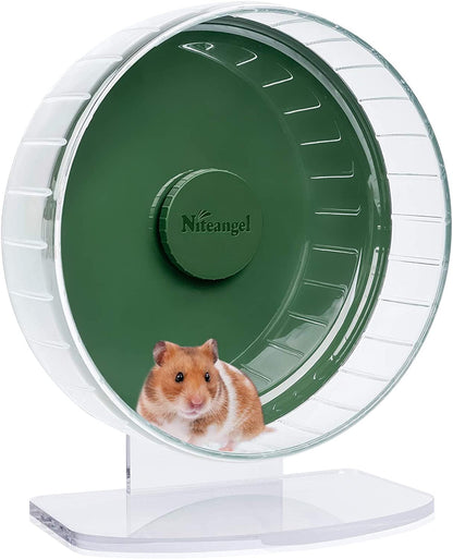Niteangel Super-Silent Hamster Exercise Wheels: Quiet 10 Inch Running Wheel | Can 10.6-13.4" Adjustable Height - No Bend Back Spinner Running for Dwarf Syrian Hamster Gerbils Mice or Other Small Animal21