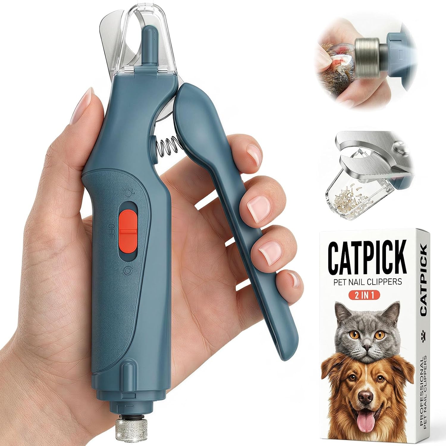 catpick-2-in-1-cat-nail-clippers-dog-nail-clippers-trimmers-for-large-medium-small-dogs-cats-claw-trimmer-quick-sensor-and-safety-guard-usb-rechargeable-with-2-led-lights-dogs-nail-trimmer