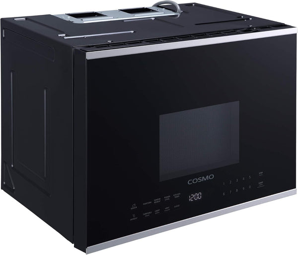 24 In. Stellar Coll 1.3 Cu Ft over the Range Microwave, Vent Fan, Stainless |  COS-2413ORM1SS 1000W, Touch Presets, Black Glass, Sensor Cooking, Automatic Defrost, LED Light, Child Safety Lock6
