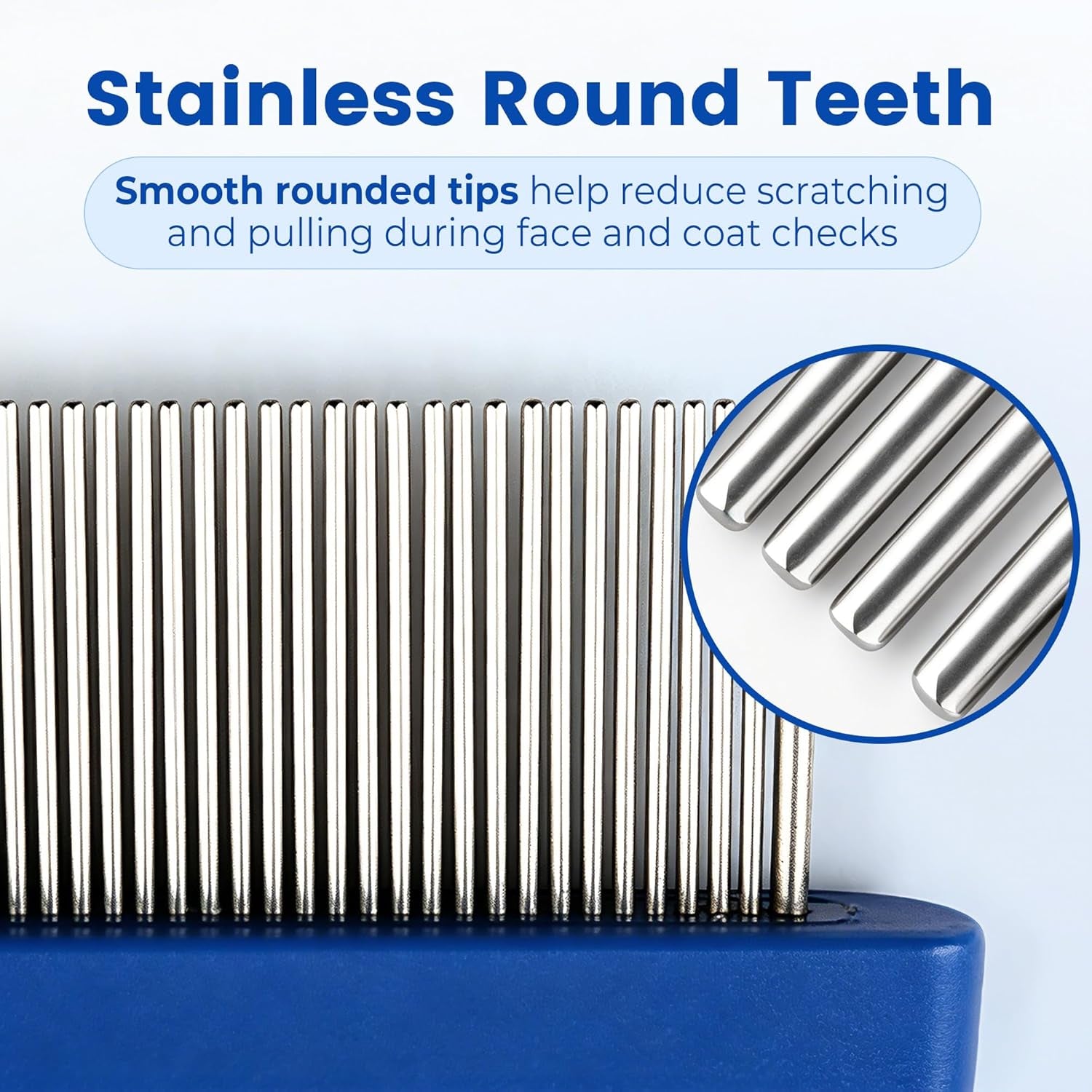prime-pets-flea-comb-for-dogs-and-cats-stainless-steel-pet-grooming-comb-for-flea-checks-dander-loose-hair-and-tear-stain-debris