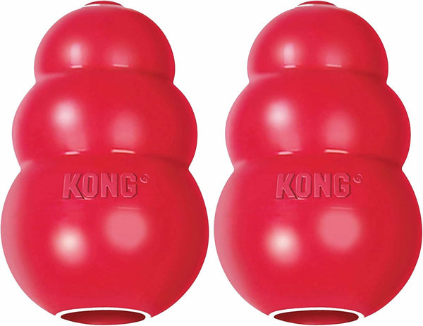 KONG Classic Stuffable Dog Toy - Fetch & Chew Toy for Dogs - Treat-Filling Capabilities & Erratic Bounce for Extended Play Time - Durable Natural Rubber Material - for Large Dogs12