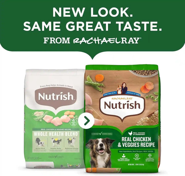 Nutrish Dry Dog Food, Real Chicken & Veggies, 40 Lb. Bag (Rachael Ray)2