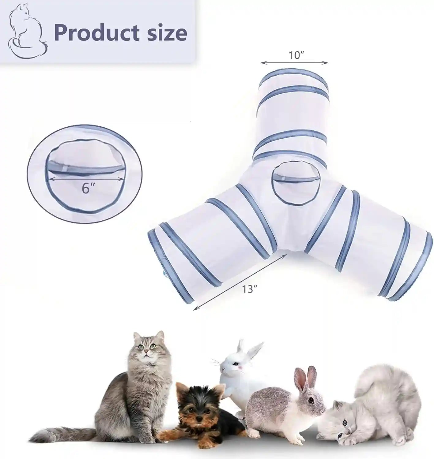 cat-tunnel-collapsible-tube-with-1-play-ball-toys-3-ways-tunnels-for-indoor-cats-puppy-kitty-kitten-rabbit-white-and-gray