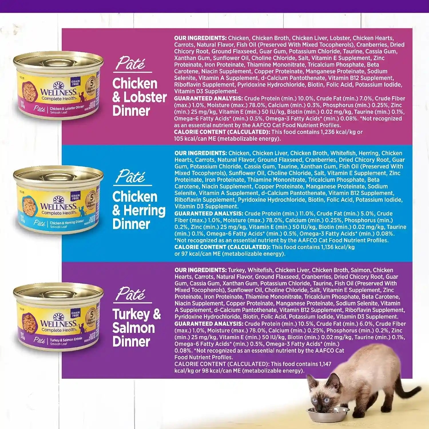 wellness-complete-health-pate-variety-pack-adult-canned-wet-cat-food-natural-protein-rich-grain-free-seafood-favorites-3-oz-pack-of-24-cans