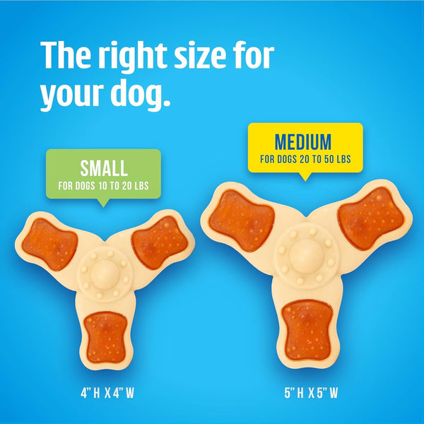 Hartz Chew ‘N Clean Chew Toy and Treat in One Chicken Flavored Tri-Point Dog Toy, Small3