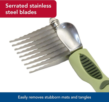 Coastal Pet Safari Dog De-Matting Comb - Serrated Stainless Steel Grooming Tool for Dogs with Medium to Long Hair - Keeps Coats Smooth & Soft - One Size3