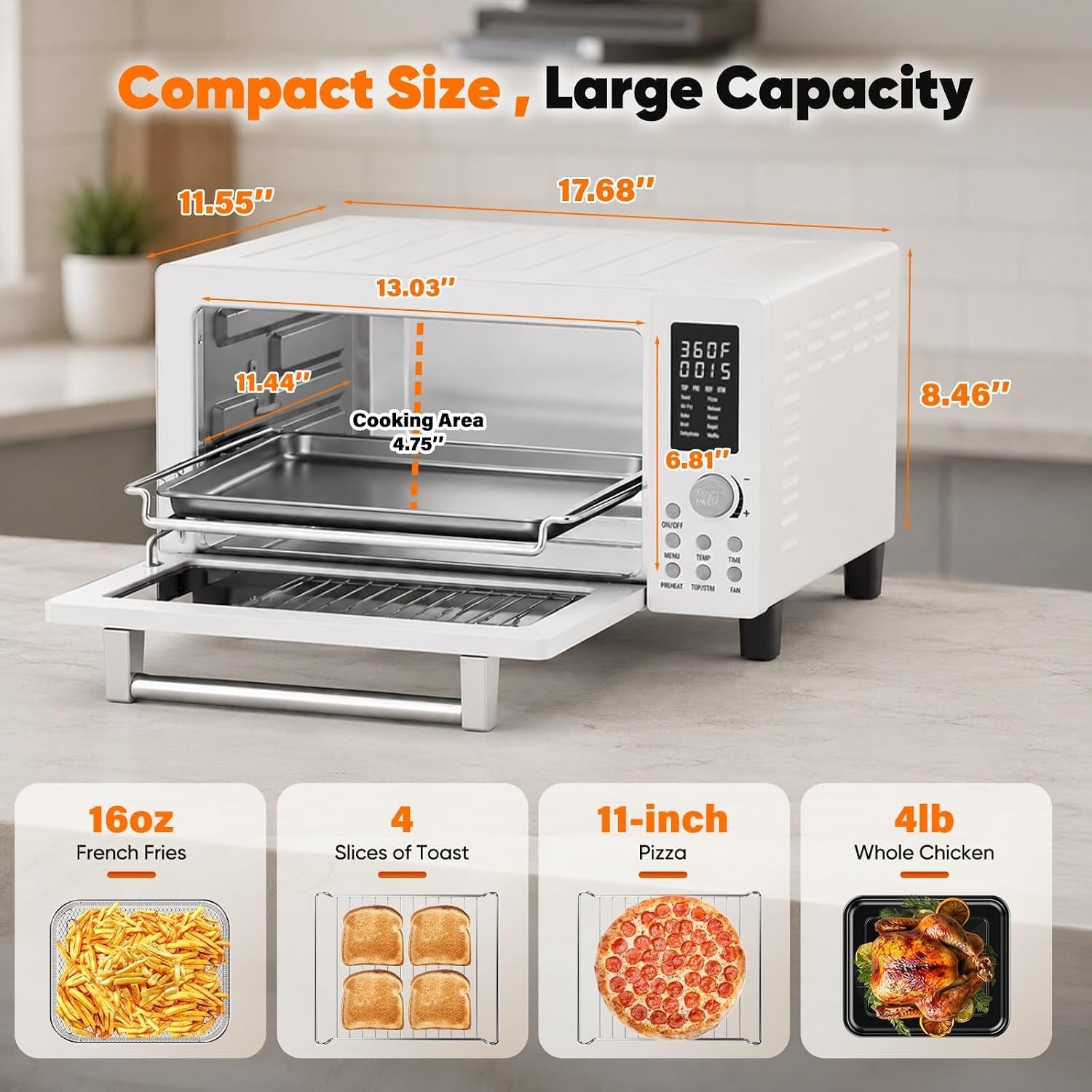bravo-pro-convection-air-fryer-toaster-oven-combo-2026-new-improved-10-in-1-50-450-f-control-quick-even-crisp-tech-21qt-pfas-free-cream