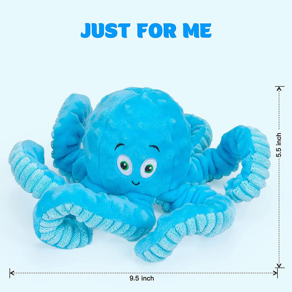 Dog Toys for Aggressive Chewers Indestructible Squeaky Dog Toys Octopus-Tug of War Dog Toys for Large Breed Tough Interactive Stuffed Dog Chew Toys for Puppies Small & Large Dogs6