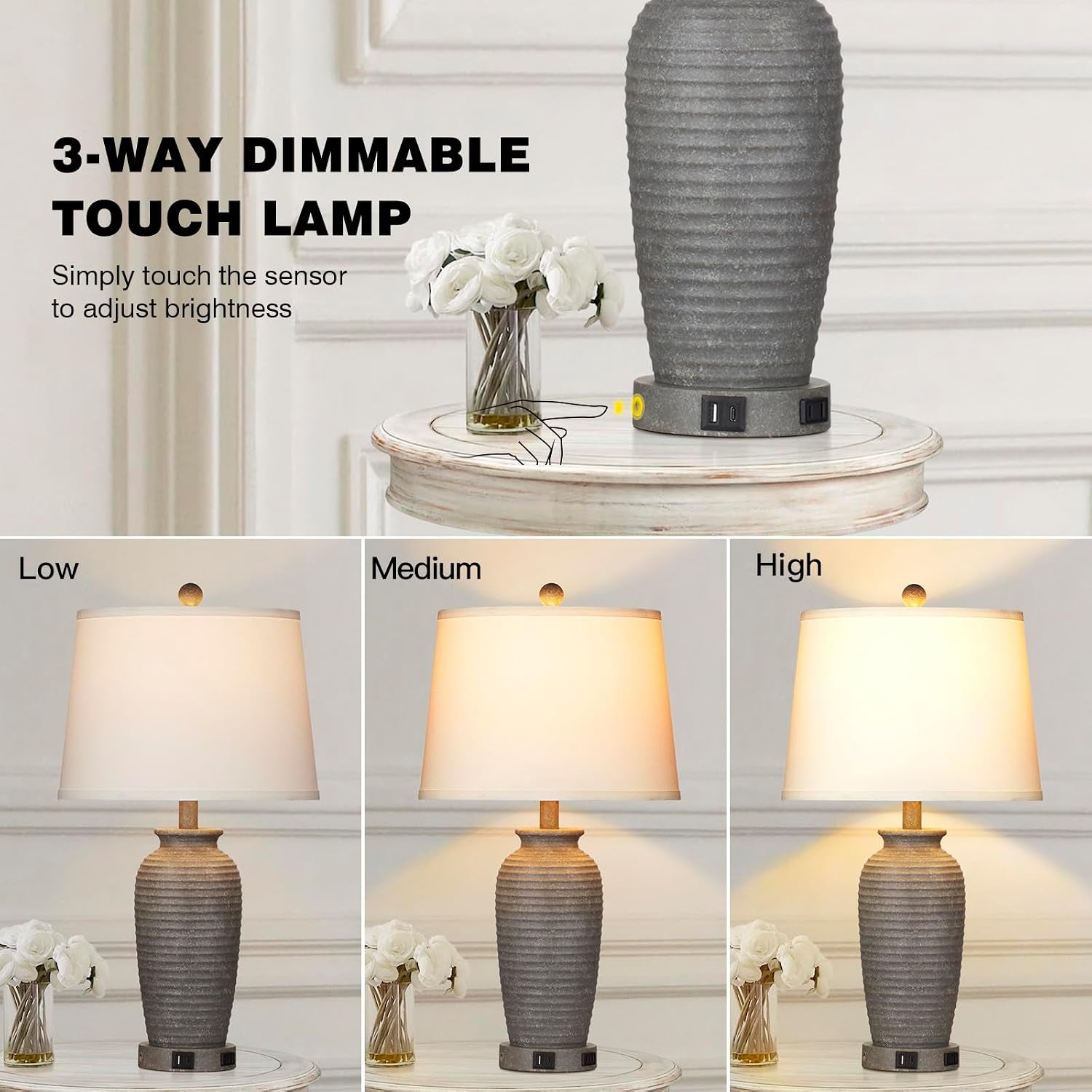 25-farmhouse-jar-table-lamps-set-of-2-3-way-touch-control-rustic-bedside-lamps-with-usb-a-c-ports-ac-outlet-pot-nightstand-lamps-for-bedroom-living-room-led-bulbs-included