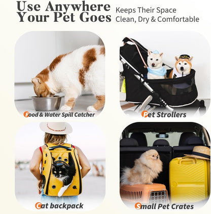 40 Count Cat Litter Pads for Tidy Cats Breeze System, Thickened Cat Pad Refills for Litter Box, Super Absorbent Pee Pad, Odor Control & Leak-Proof, 16.9X11.4 Inch Unscented7